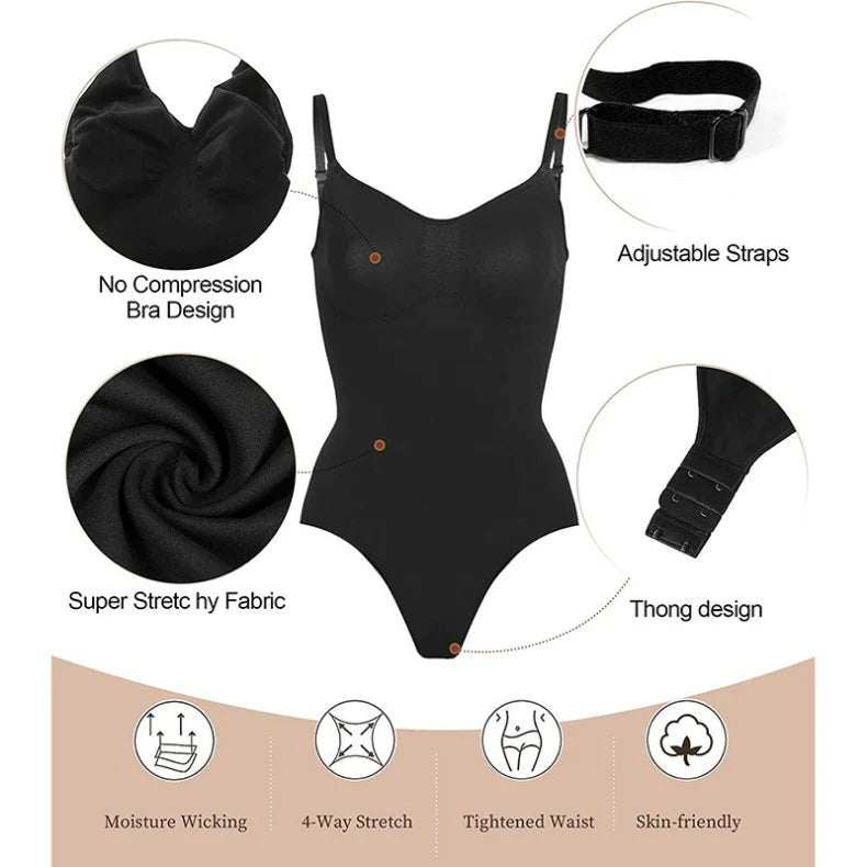 ⏰Historically lowest price:£8.99💥🔥SNATCHED SHAPEWEAR BODYSUIT