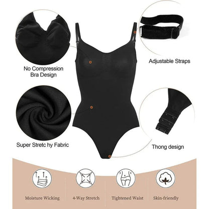 ⏰Historically lowest price:£8.99💥🔥SNATCHED SHAPEWEAR BODYSUIT