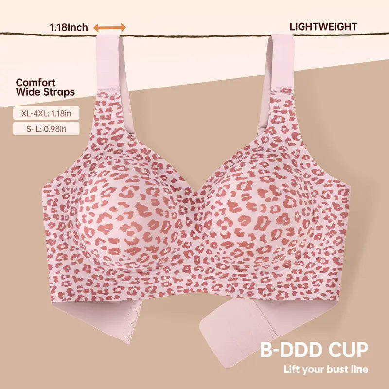 ⏳LAST DAY SALE ONLY ￡11.99!!!!💕GRACE Women Jelly Bras Wirefree Full Coverage No Underwire Everyday Bras Comfortable Wireless Padded Tshirt Bra
