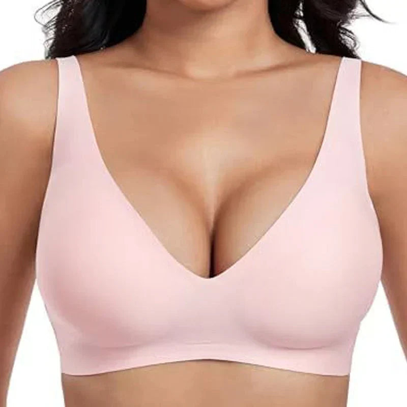 ⏳LAST DAY SALE ONLY ￡11.99!!!!💕GRACE Women Jelly Bras Wirefree Full Coverage No Underwire Everyday Bras Comfortable Wireless Padded Tshirt Bra