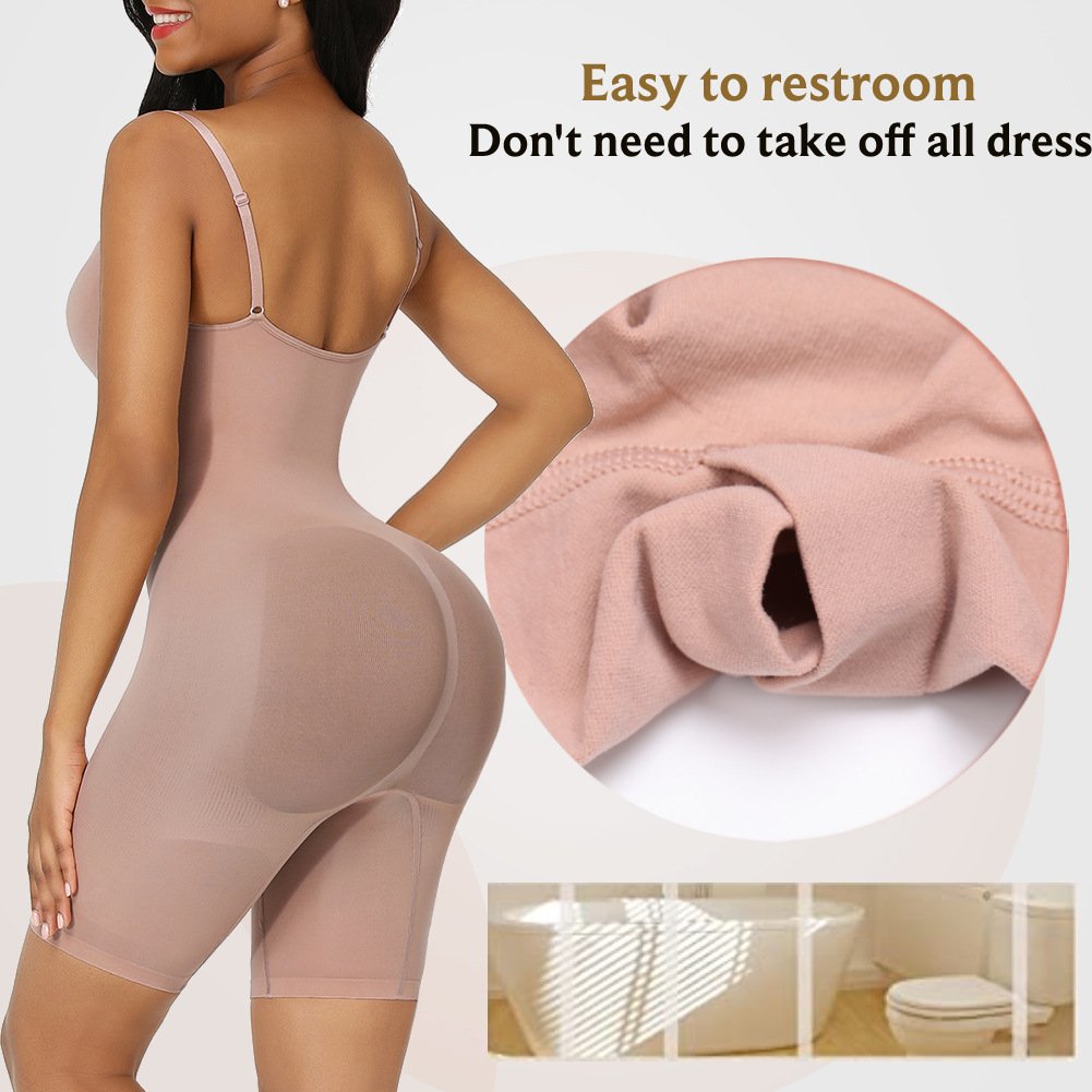 🔥LAST DAY SALE: ONLY ￡9.99!!🔥Tummy Control Seamless Butt-Lifting Bodysuit – Bathroom-Friendly Snap Design