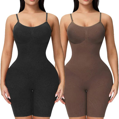 🔥LAST DAY SALE: ONLY ￡9.99!!🔥Tummy Control Seamless Butt-Lifting Bodysuit – Bathroom-Friendly Snap Design