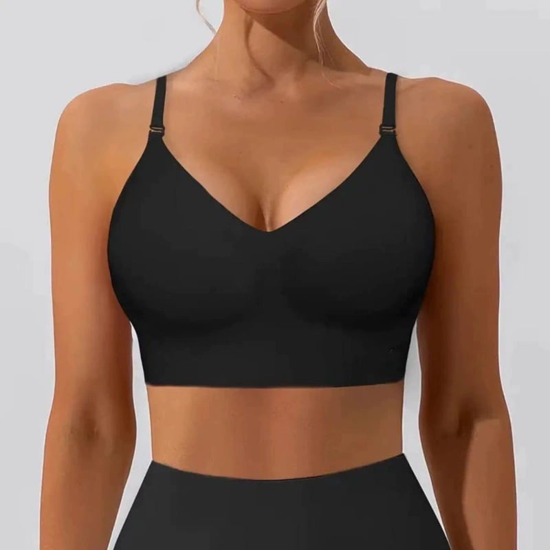 🏆Last Day Sale ONLY ￡7.99!!🔥Ellis Intimates™🇬🇧Seamless Wire-Free Low-Back Support Bra👙