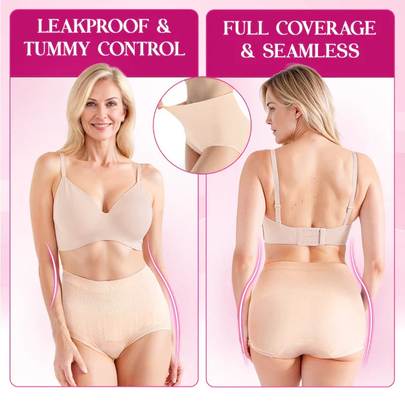 💥LAST DAY SALE 70% OFF💞Leakproof High-Waist Tummy-Control Butt-Lifting Panties