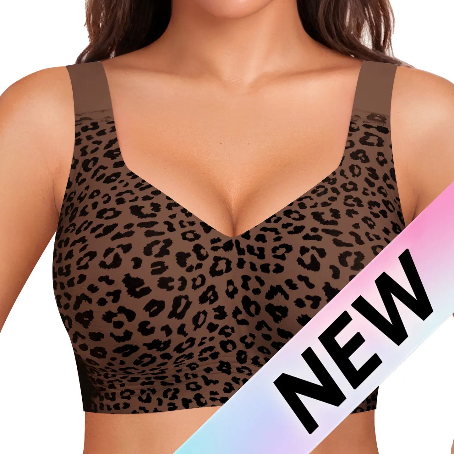⏳LAST DAY SALE ONLY ￡11.99!!!!💕GRACE Women Jelly Bras Wirefree Full Coverage No Underwire Everyday Bras Comfortable Wireless Padded Tshirt Bra