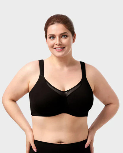 ⏳Last Day Special Price £7.99💐2026 NEW Minimizer Support Bra for Women✨Lifts & Shapes • 🙅‍♀️ No Side Spillage • 🤗 Wide Comfort Straps • 🌿 All-Day Support