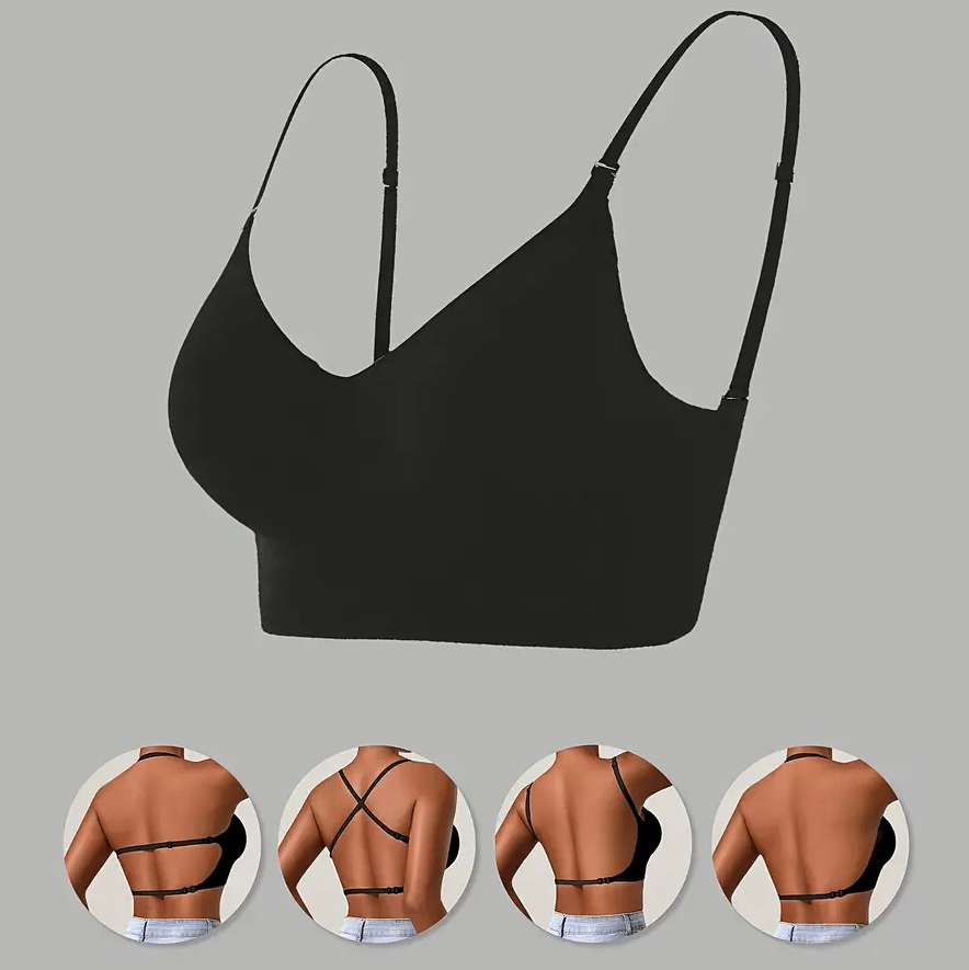 🏆Last Day Sale ONLY ￡7.99!!🔥Ellis Intimates™🇬🇧Seamless Wire-Free Low-Back Support Bra👙