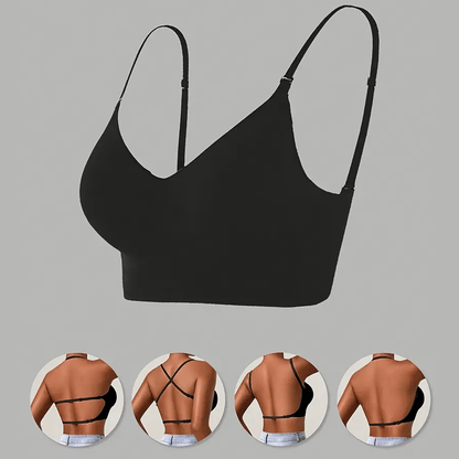 🏆Last Day Sale ONLY ￡7.99!!🔥Ellis Intimates™🇬🇧Seamless Wire-Free Low-Back Support Bra👙