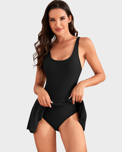 👙LAST DAY SALE: ONLY ￡12.99!!💃Women's One Piece Tummy Control Tie Knot Swimsuit