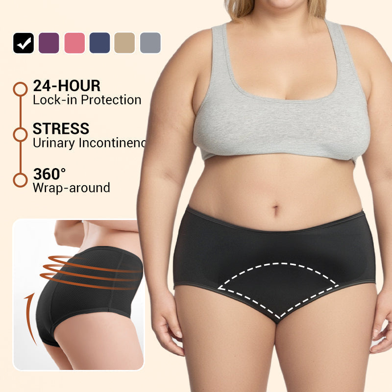 ⏳LAST DAY SALE: ￡8.99 FOR 3 PACKS!!🔥Women's Plus Size Cotton High Waisted Briefs 3-Pack