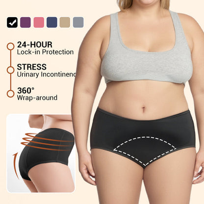⏳LAST DAY SALE: ￡8.99 FOR 3 PACKS!!🔥Women's Plus Size Cotton High Waisted Briefs 3-Pack