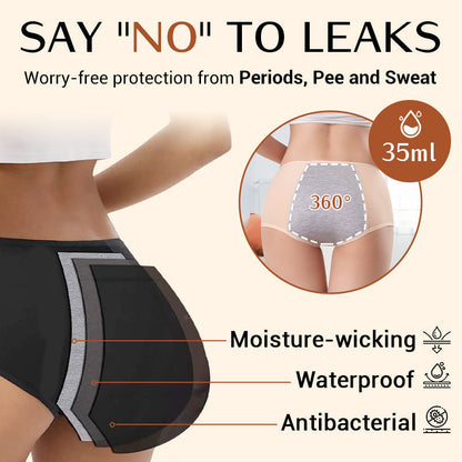⏳LAST DAY SALE: ￡8.99 FOR 3 PACKS!!🔥Women's Plus Size Cotton High Waisted Briefs 3-Pack