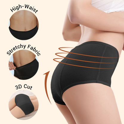 ⏳LAST DAY SALE: ￡8.99 FOR 3 PACKS!!🔥Women's Plus Size Cotton High Waisted Briefs 3-Pack