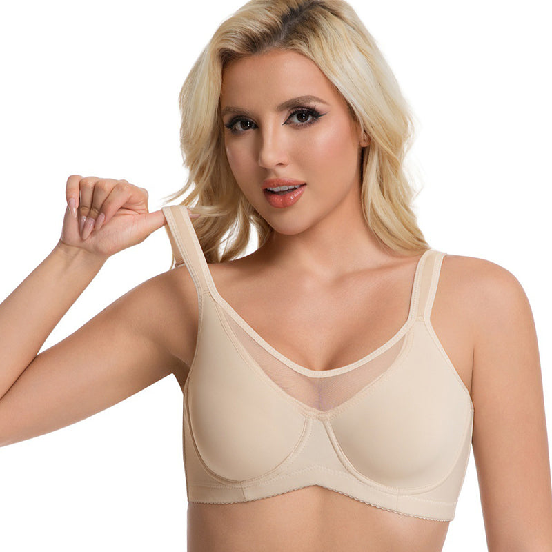 ⏳Last Day Special Price £7.99💐2026 NEW Minimizer Support Bra for Women✨Lifts & Shapes • 🙅‍♀️ No Side Spillage • 🤗 Wide Comfort Straps • 🌿 All-Day Support