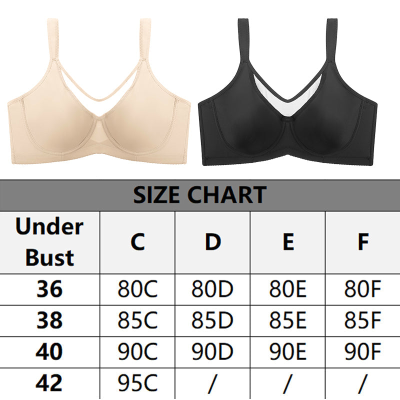 ⏳Last Day Special Price £7.99💐2026 NEW Minimizer Support Bra for Women✨Lifts & Shapes • 🙅‍♀️ No Side Spillage • 🤗 Wide Comfort Straps • 🌿 All-Day Support