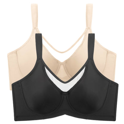 ⏳Last Day Special Price £7.99💐2026 NEW Minimizer Support Bra for Women✨Lifts & Shapes • 🙅‍♀️ No Side Spillage • 🤗 Wide Comfort Straps • 🌿 All-Day Support