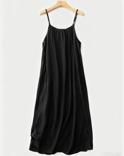 💕💖LAST DAY SALE 50% OFF!💃Women's Solid Color Backless Cami Dress