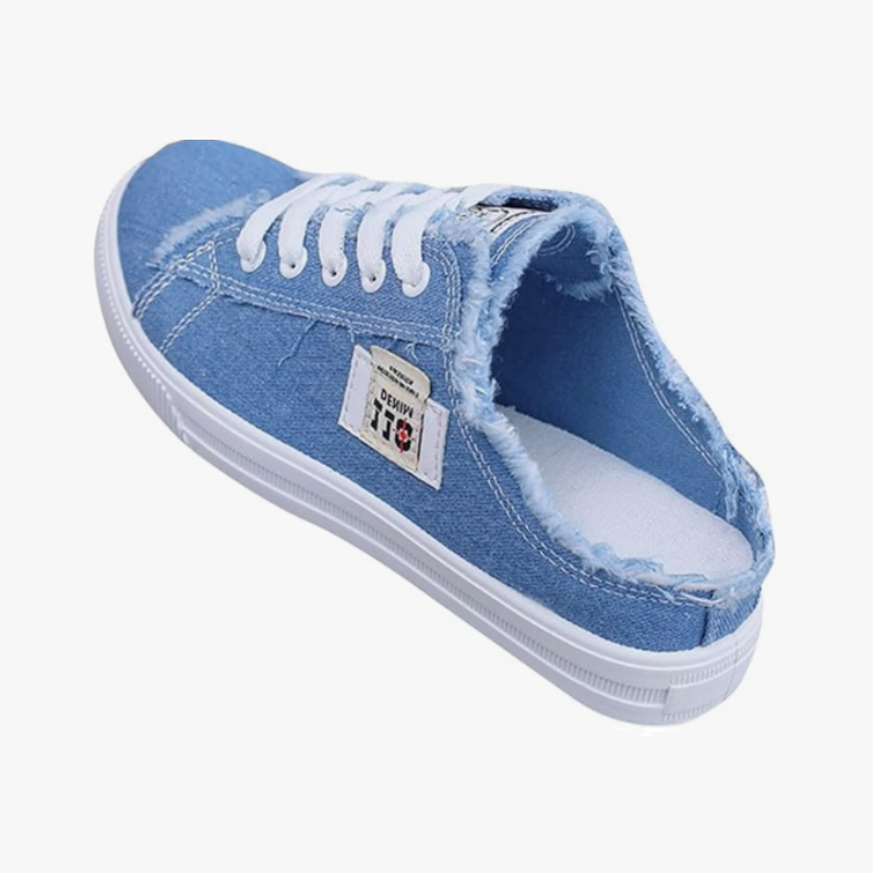 💐Limited Offer 50% OFF!💐Women's Denim Slip-On Mules – Comfortable Sole & Casual Look 👟☀️