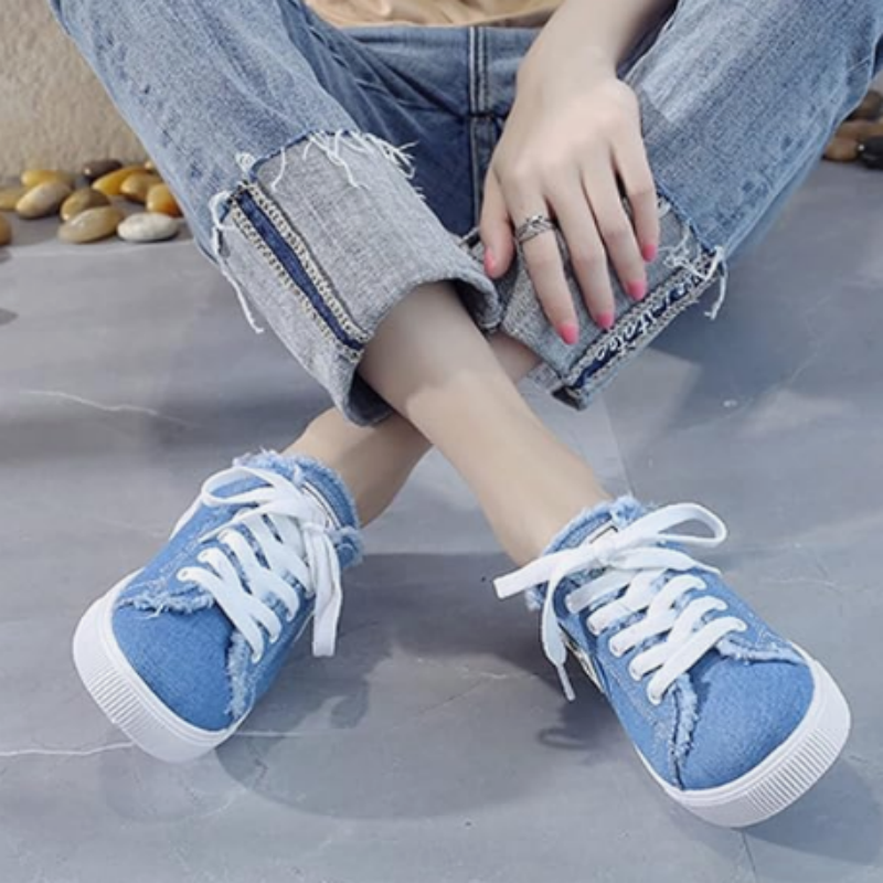💐Limited Offer 50% OFF!💐Women's Denim Slip-On Mules – Comfortable Sole & Casual Look 👟☀️