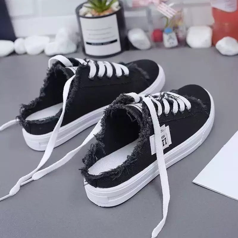 💐Limited Offer 50% OFF!💐Women's Denim Slip-On Mules – Comfortable Sole & Casual Look 👟☀️