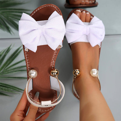 🌊Summer Cool Deal: ONLY ￡13.99!!🎉🌸Elegant Pearl Sandals – Arch-Supportive, Wide-Foot Friendly & All-Day Comfort 👡