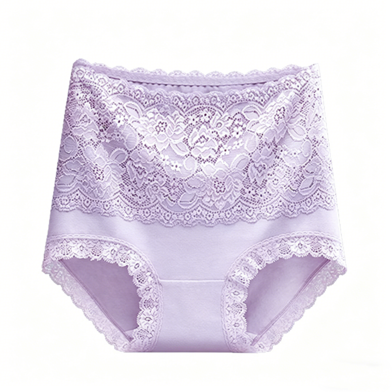 Women's High-Waist Lace Tummy Control Panties