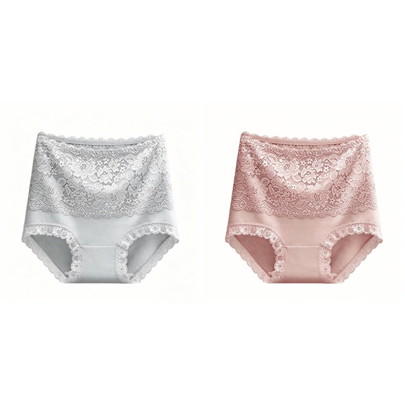 Women's High-Waist Lace Tummy Control Panties
