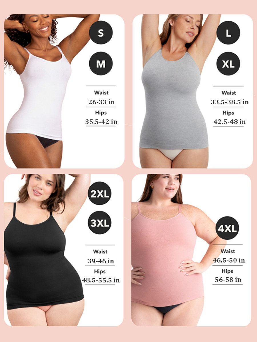 🔥Last 3 Hours- Special Price £8.99!!💝All Day Shaping Comfort Stretch Camisolei💖